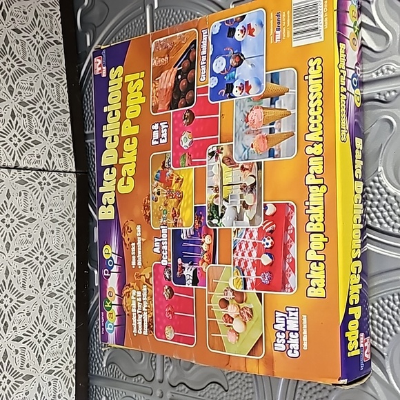 Cake Pop baking Kit Cooking Tray reusable pop sticks use any cake mix metal - Picture 6 of 12